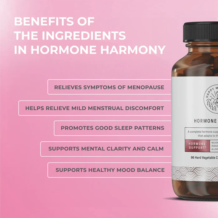 Hormone Harmony 96 plant-based capsules per jar